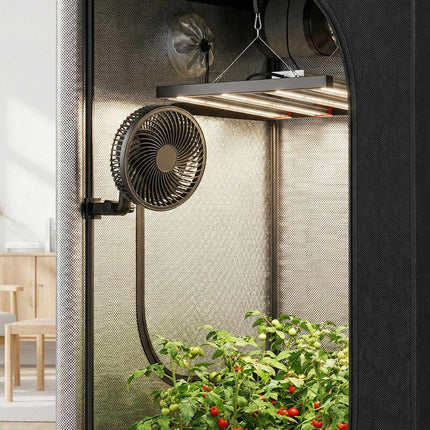 Grow Tent Clip-On Fans, Rechargeable USB-C, 2 Pack
