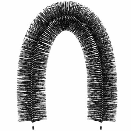 Gutter Guard Brush, 120 Ft, 4.33 In Dia, Fits 5 In