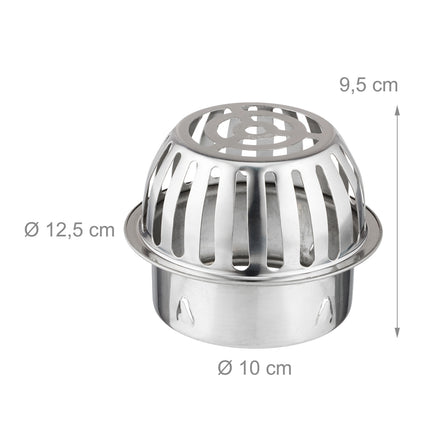 Protection de lame de gouttière en acier inoxydable, 2 pièces