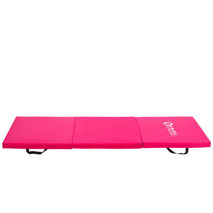 Matelas de gymnastique pliable, 1800 x 600 mm, rose