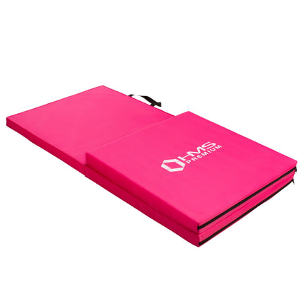 Matelas de gymnastique pliable, 1800 x 600 mm, rose