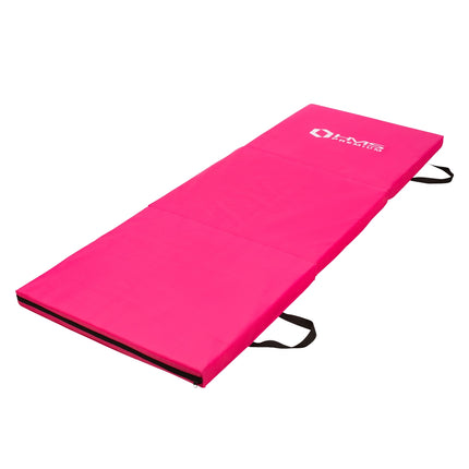 Matelas de gymnastique pliable, 1800 x 600 mm, rose