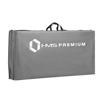 Matelas de gymnastique pliable, 2400 x 1200 mm, gris