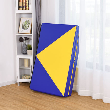 Gymnastikmatte, faltbar, PU-Leder, 300x120x5 cm