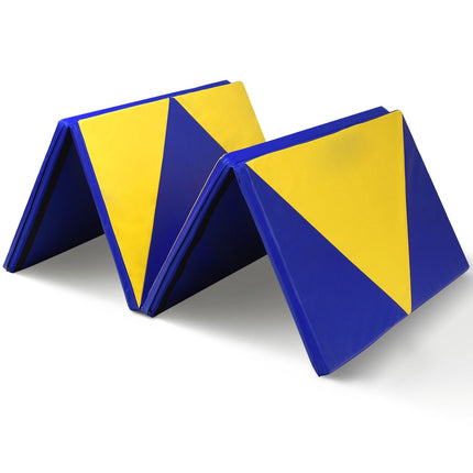 Gymnastikmatte, faltbar, PU-Leder, 300x120x5 cm