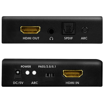 HDMI-Audio-Extraktor 2/5.1CH 4K ARC HDR SPDIF