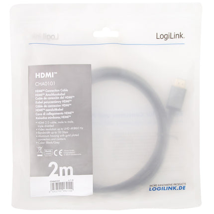 HDMI-Kabel Premium High Speed HDMI 4K/60Hz 2m