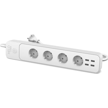HELO Wi-Fi Abzweigverbinder 4 x 230V + 4 x USB