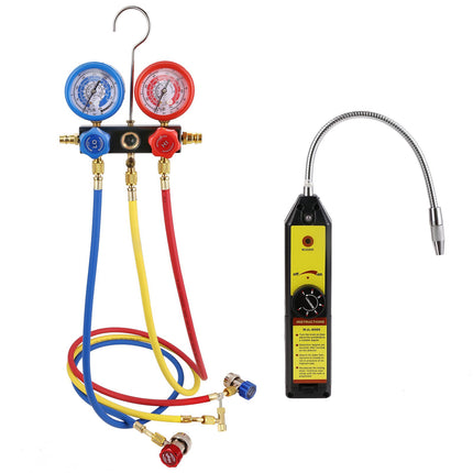 HVAC Vacuum Pump Kit, 1/4 HP 4 CFM, Manifold Gauge
