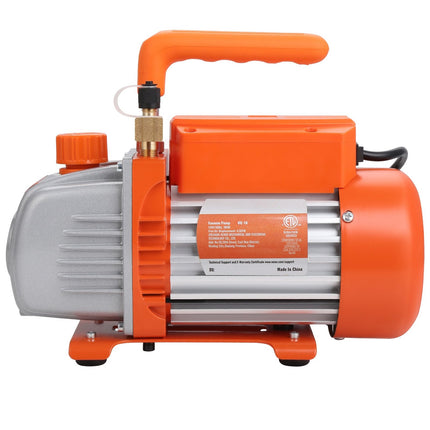 HVAC Vacuum Pump Kit, 1/4 HP 4 CFM, Manifold Gauge
