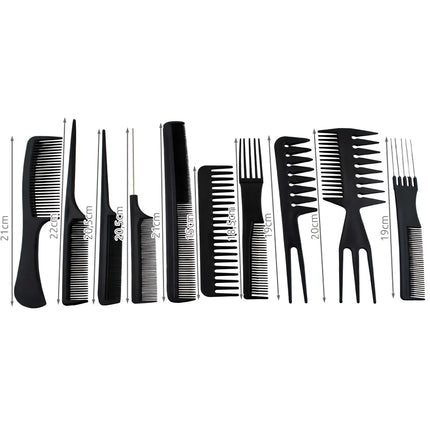 Friseurkämme - 10er Set 