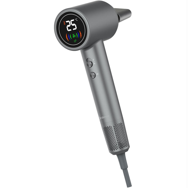 Haartrockner mit LED-Display HDD-1400 Dunkelgrau
