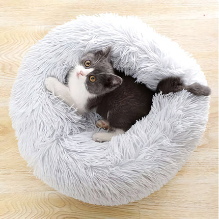 Haariges Hundebett, grau 22759 