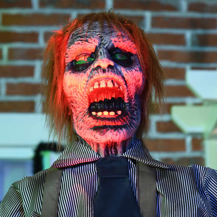 Halloween-Kettensägenkiller-Requisite mit Bewegung und Sound, 1,7 m