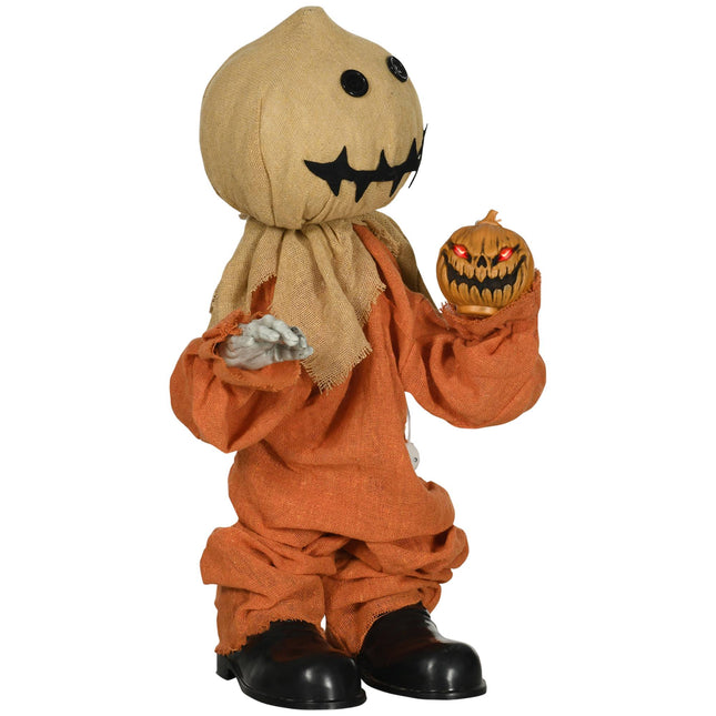 Halloween-Vogelscheuche, Sound- und Touch-aktiviert, 77 cm