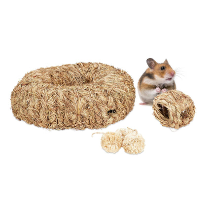 Ensemble d'accessoires pour hamster 5 pièces.