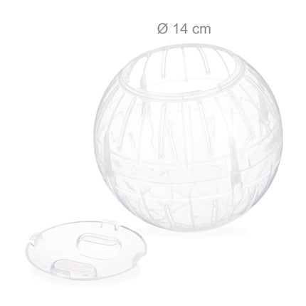 Balle de hamster transparente