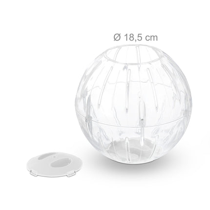 Boule de hamster avec couvercle blanc