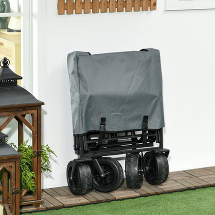 Chariot De Transport Pliable Avec Sac Isotherme, Chariot De Plage Avec Poignée Extensible, Peut Supporter Jusqu'À 120 Kg