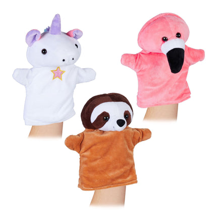 Marionnettes à main pour enfants, lot de 3