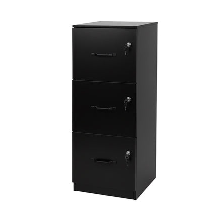 Hängender Aktenschrank, 3 Schubladen, abschließbar, kompakt