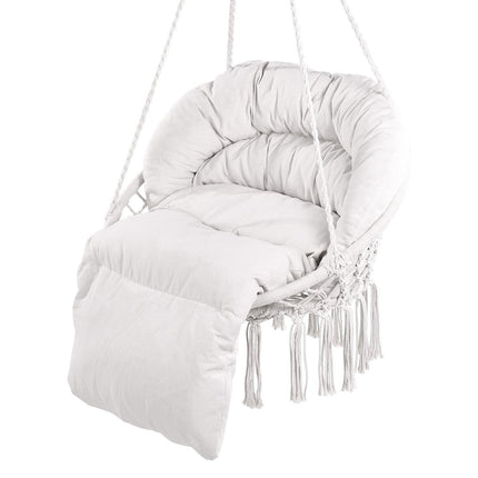 Hanging Hammock Swing Chair, 330 lb Capacity, Cushion