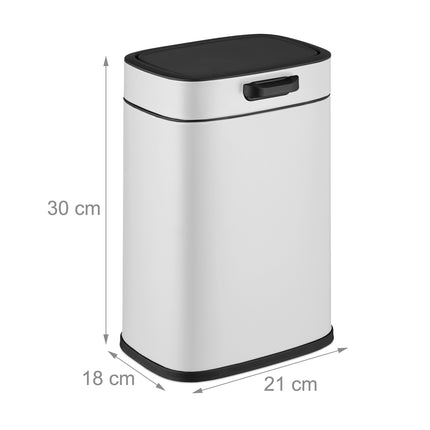Poubelle de cuisine suspendue, capacité de 5 L