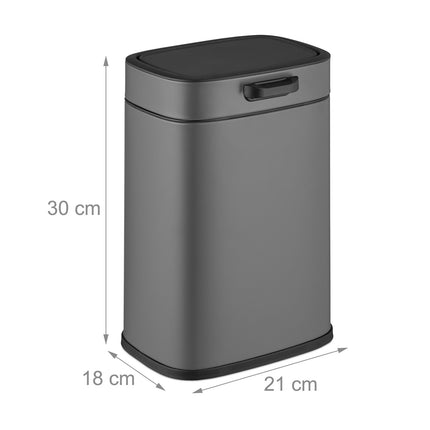 Poubelle de cuisine suspendue, 5L, à fixer au mur