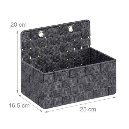 Paniers de rangement suspendus, lot de 2 - Organisateurs muraux