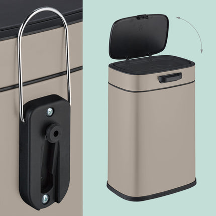 Poubelle suspendue, 5 L - Utilisation cuisine et salle de bain