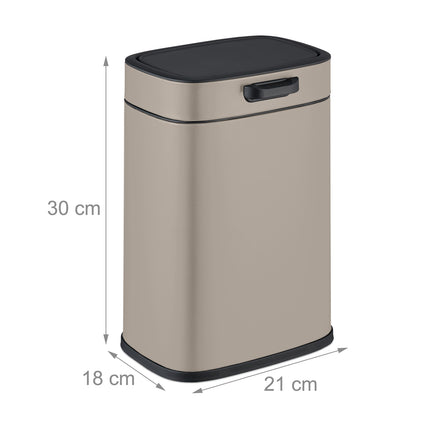 Poubelle suspendue, 5 L - Utilisation cuisine et salle de bain
