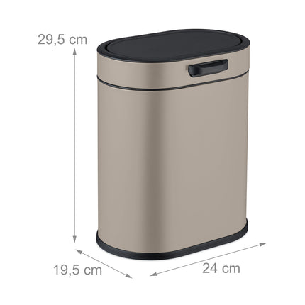 Hänge-Mülleimer 5L mit Push-Up-Deckel für Küche/Bad