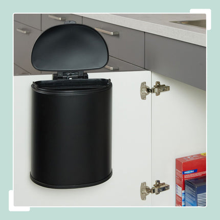 Poubelle suspendue pour cuisine 9l