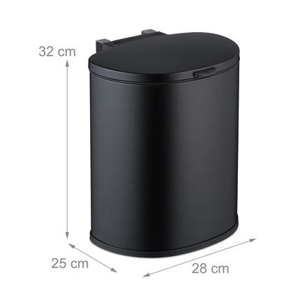 Poubelle suspendue pour cuisine 9l