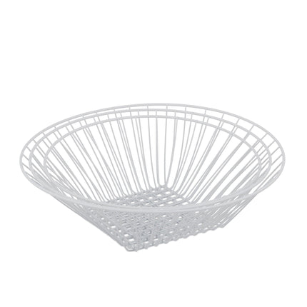 Corbeille à fruits suspendue en blanc