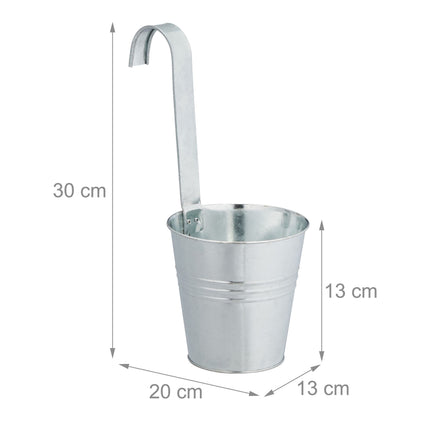Pots suspendus, lot de 12