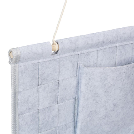 Rangement suspendu aspect tressé, lot de 2