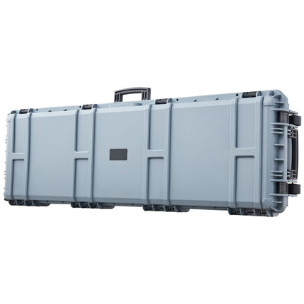 Hard Rifle Case 54.7 In, Lockable IP67, Wheeled Foam