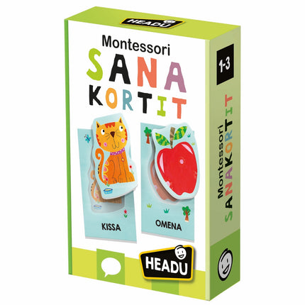 Headu Montessori Baby Flashcards (en langue finlandaise.)