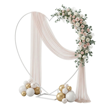 Arche de ballons en forme de cœur - Emboîtable, pour intérieur et extérieur