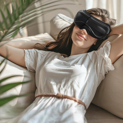 Heated Eye Massager Mask, 5 Modes, Bluetooth, Foldable