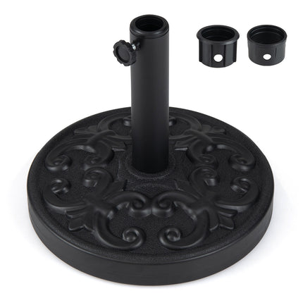 Pied de parasol robuste de 12 kg (26,5 lb), bouton réglable