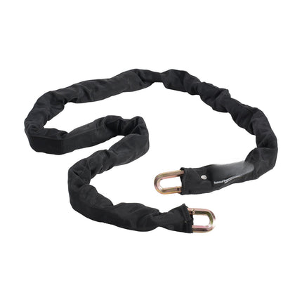 Heavy Duty Bike Chain Lock, 1.8 m, 9.5 mm Steel, Black