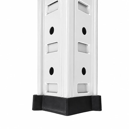 Heavy-Duty Double Washing Machine Shelf, Two Machines, White, 200 kg per Shelf