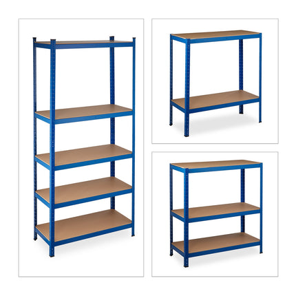 Étagère robuste 220 cm Bleu