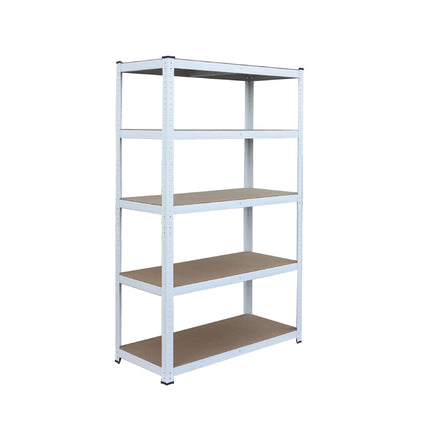 Heavy-Duty Steel Storage Rack, 5 Adjustable Shelves