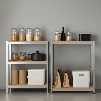 Étagère de rangement robuste en acier, réglable, 180 x 100 x 60 cm