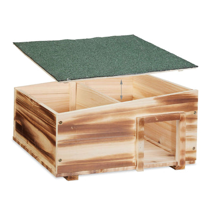Maison pour hérisson avec étage