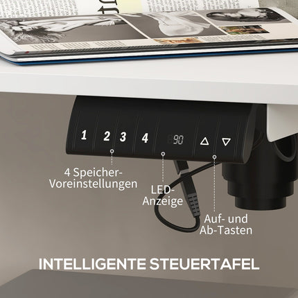 Elektrisch höhenverstellbarer Schreibtisch mit Memory- und Antikollisionsfunktion