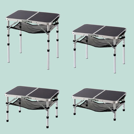 Höhenverstellbarer Camping-Falttisch, Aluminiumgestell